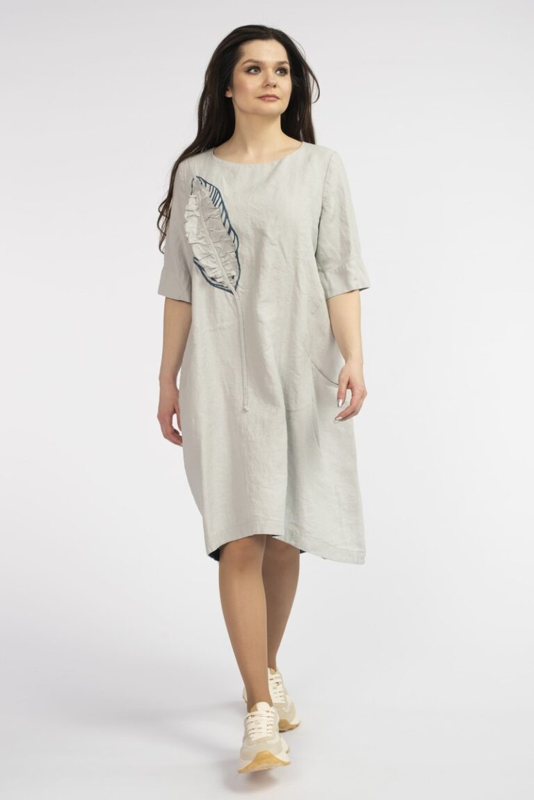 Платье женское Л-3642 (серый)