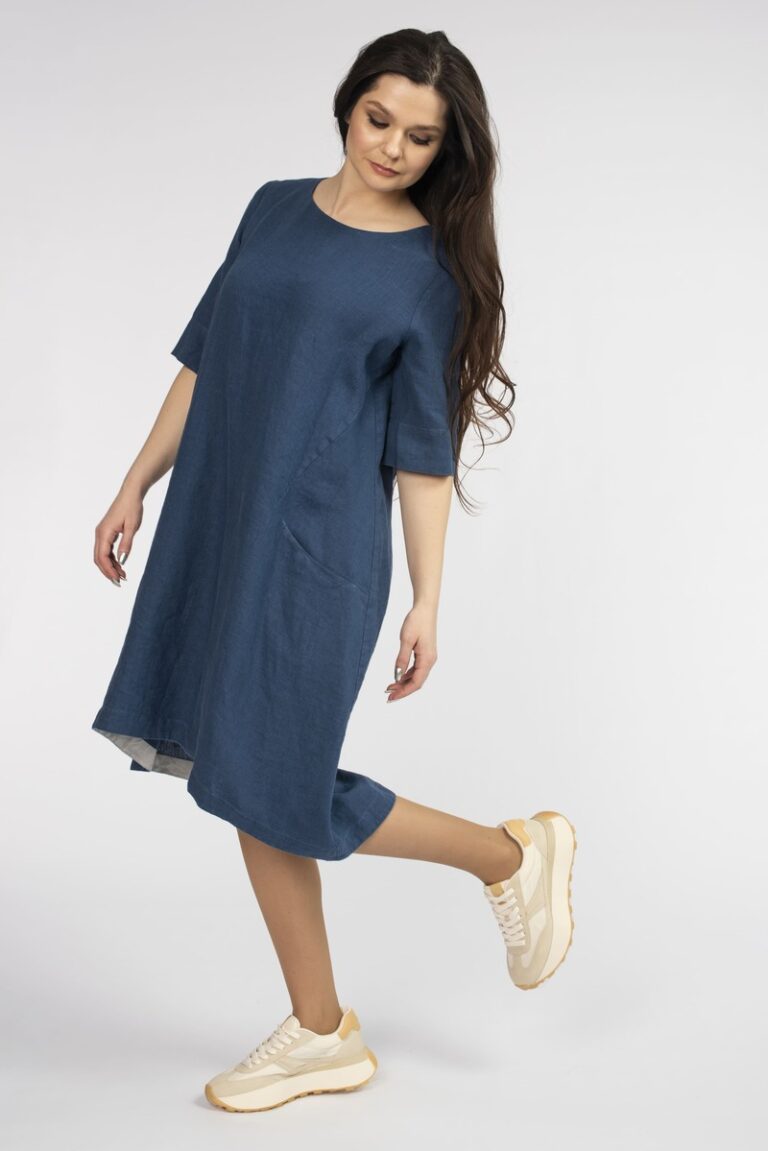 Платье женское Л-3643 (синий)